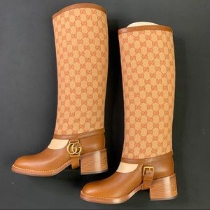 Gucci Austin calf beige ruggine boots